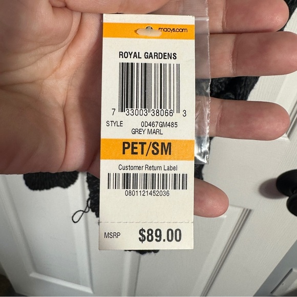 NEW INC Petite chunky knit gray sweater, size SP, cable, ruffle, layer, fall - Picture 8 of 10